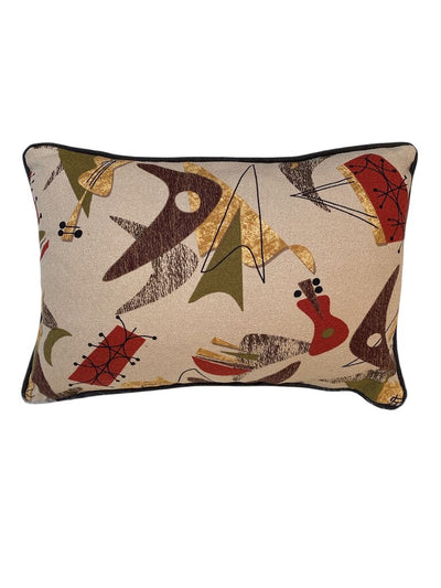 Retro Atomic Bolster Pillow
