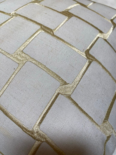 Duralee Embroidered Pillow