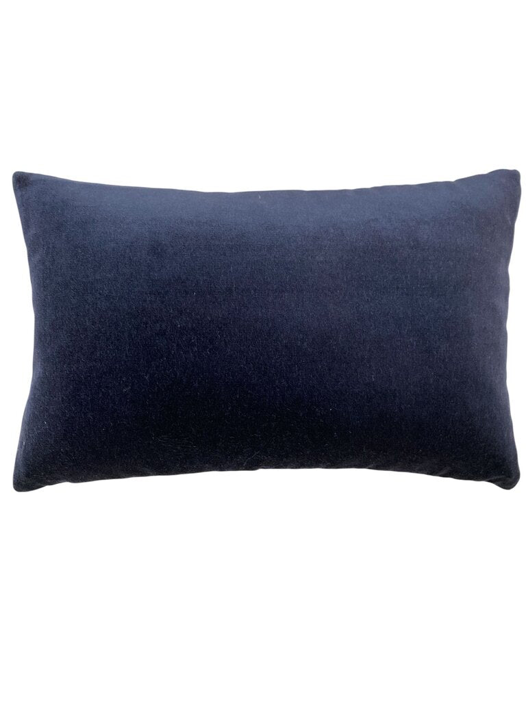 Rizzy Blue Bolster Down Pillow