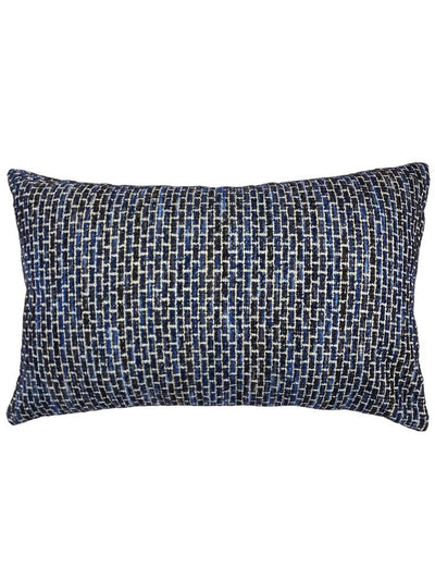 Rizzy Blue Bolster Poly Fill Pillow