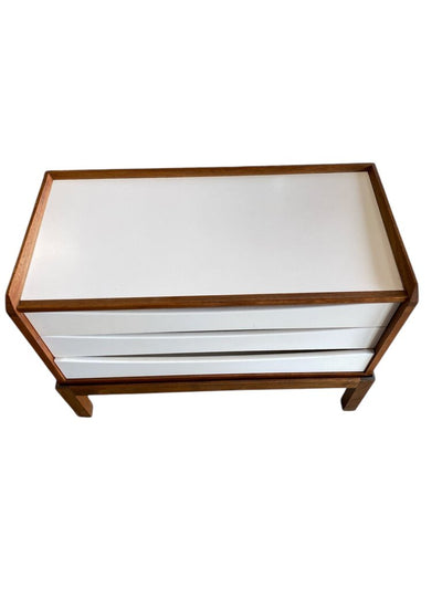 MCM "Concourse" 3 Drawer Side Table / Nightstands by Pechaneo