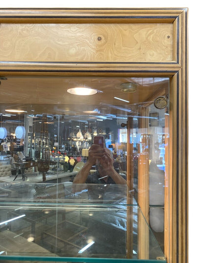 Mid Century Henredon Lighted Display Cabinet