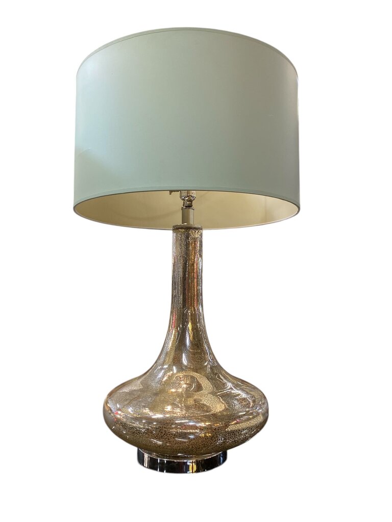 Fabricius Mercury Glass Lamp - 29.25"Hx18"Dx18"W