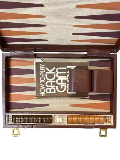 Mid Century Backgammon Game