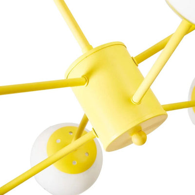 Lloyd 6 Light Chandelier in Meyer Lemon