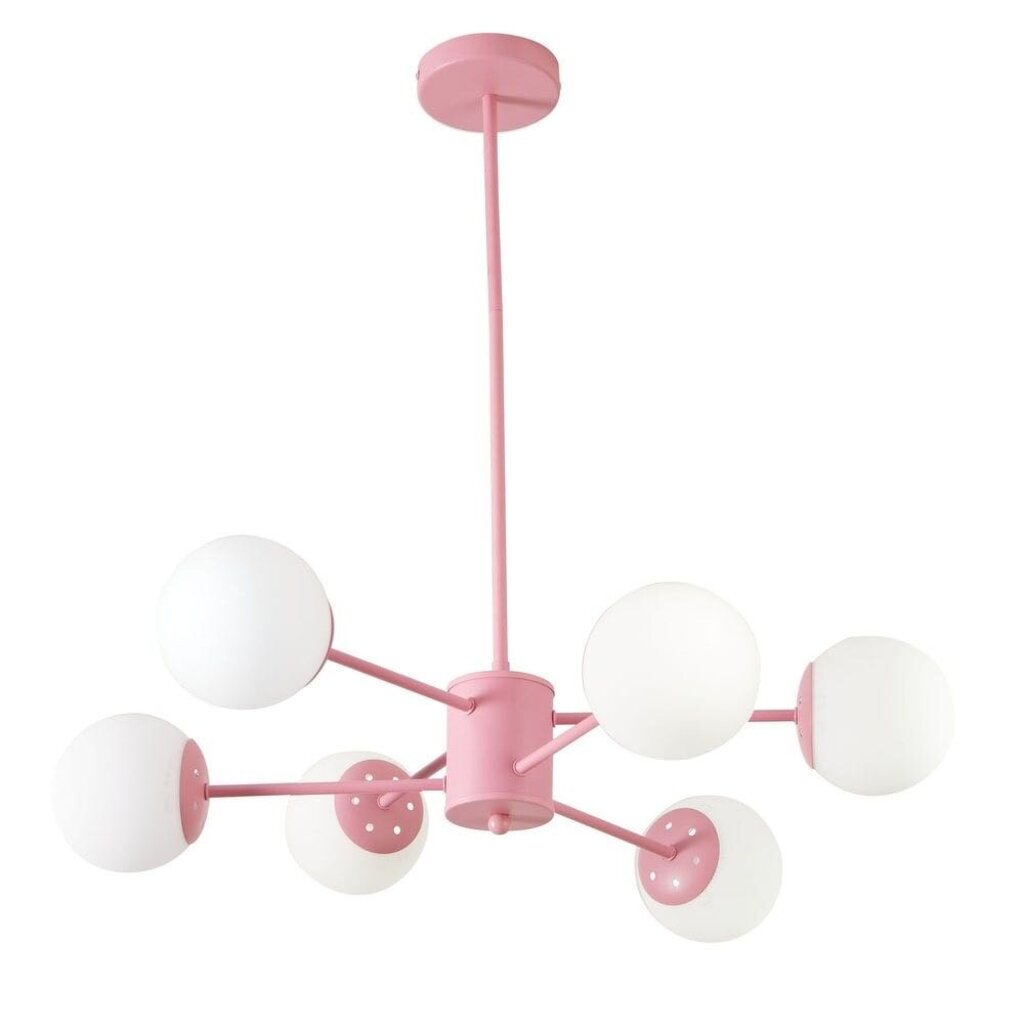 Lloyd 6 Light Chandelier in Vintage Rose