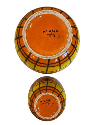 PAIR Raymor Jardinieres Mid Century Italian Ceramics