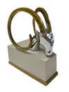 MCM Art Deco Ram Head Bookends