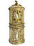 Vintage Italian Ceramic Swag Lamp with 13.5' Brass Chain
