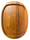HUGE Teak Mid Century Modern Danish Modern Tray 21" x 16"