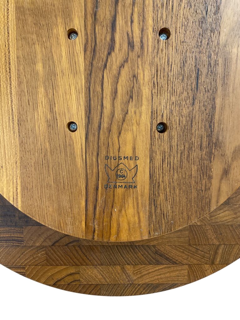 Digsmed Mixed Rare Woods Digsmed Lazy Susan Danish Modern