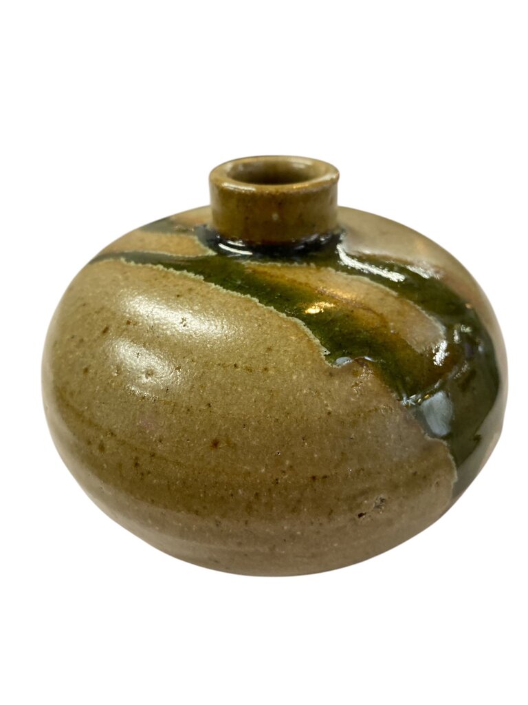 Vintage Japanese Pottery Vase