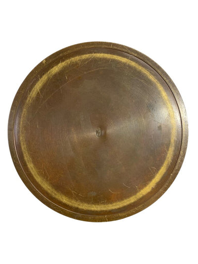 Vintage Japanese Brass Planter or Hibachi with Bronze Finish