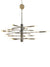 Chrome Sputnik Modernist Visual Comfort Ceiling Fixture in Chrome