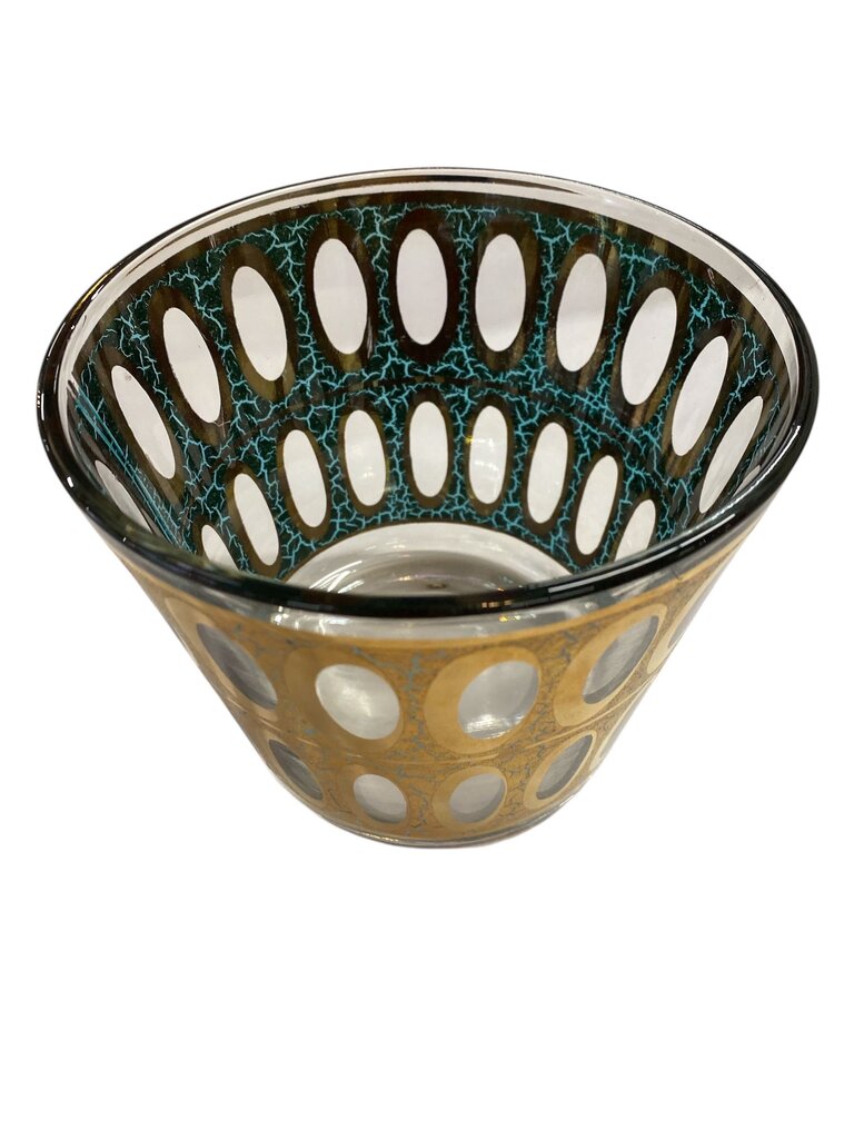Culver Pisa 22K Gold Crackle Ice Bowl