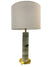 Moderne Brass and Marble Table Lamp