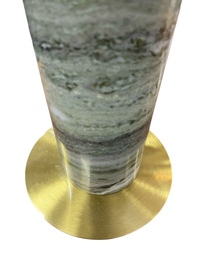 Moderne Brass and Marble Table Lamp