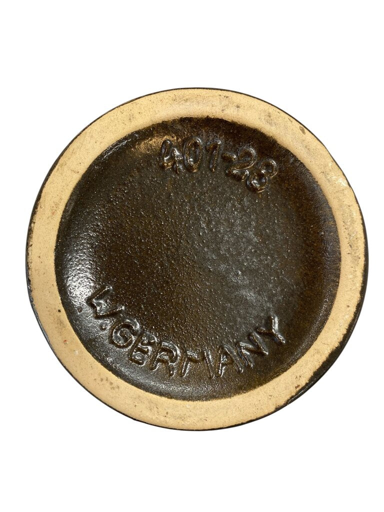 Vintage Scheurich Keramik Striped Lava Vase