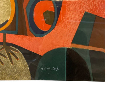 Josep Maria Garcia Mid Century Danish Modern Limited-Edition Lithograph 219/260- Vintage with small tear WONDERFUL LOOK