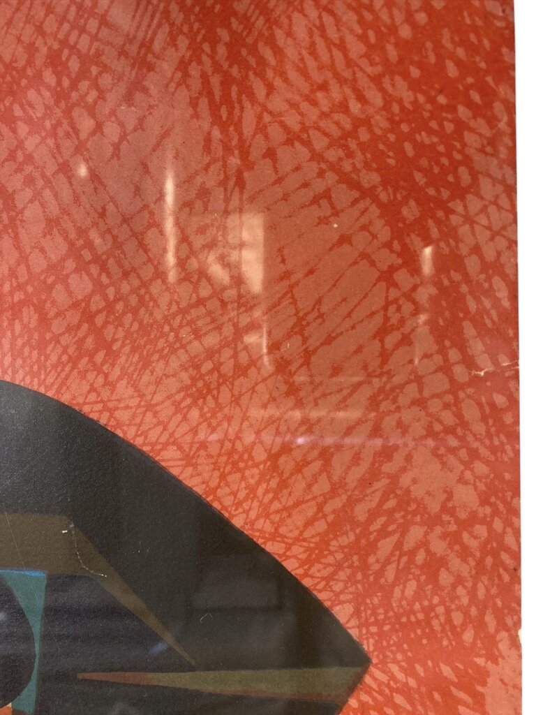 Josep Maria Garcia Mid Century Danish Modern Limited-Edition Lithograph 219/260- Vintage with small tear WONDERFUL LOOK