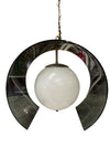 Vintage Smoked Lucite Swag Light with 150" (12.5') Chain