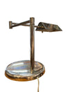 Mid Century Modern Chrome Swing Arm Desk Lamp