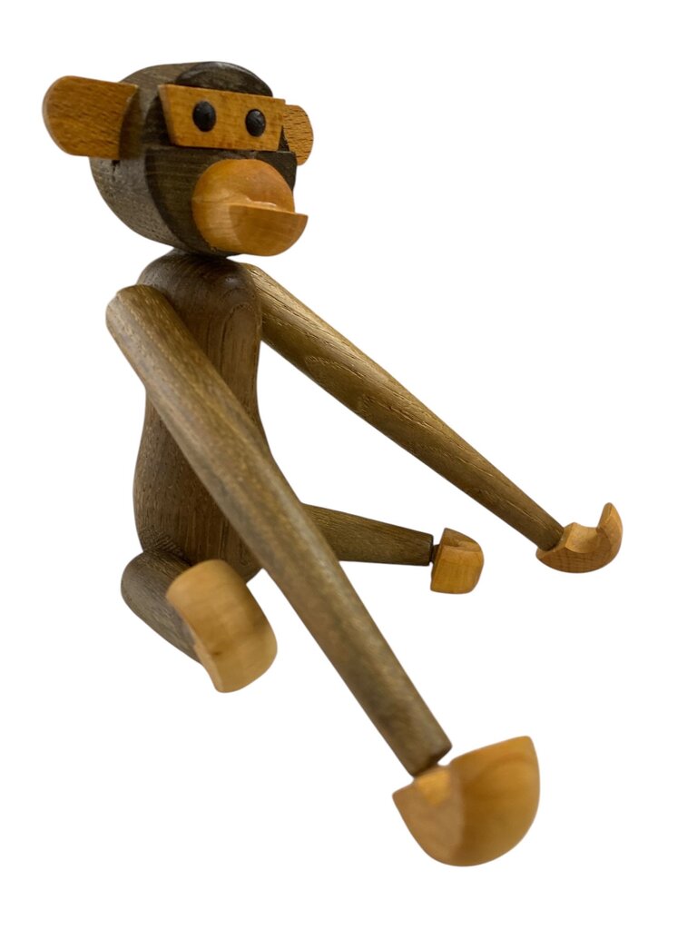 Danish Modern Mid Century Teak Monkey
