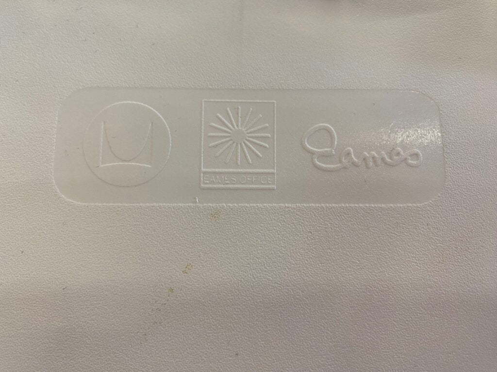 Six AUTHENTIC Herman Miller Eames Eiffel Tower Molded Chairs with Comfy Grey Upholstery (Retail on these chairs is $850 ech) (Set of 6)