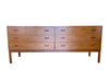Danish Modern Mid Century Arne Wahl Iverson Double Dresser Model 102