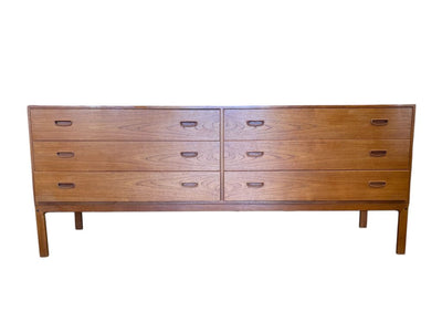 Danish Modern Mid Century Arne Wahl Iverson Double Dresser Model 102
