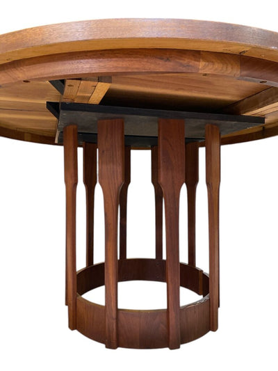 JOHN KEAL FOR BROWN SALTMAN DINING TABLE w/ 2 LEAVES