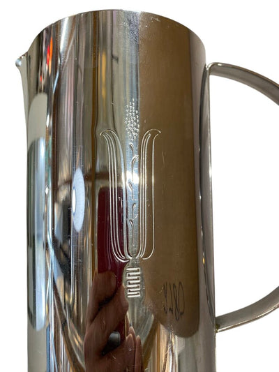 Art Deco Revere Rome New York Bar Pitcher in Chrome