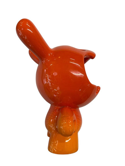 Fine Ash Dunny 5" Ceramic Ashtray Figure - Sunset Orange Edition