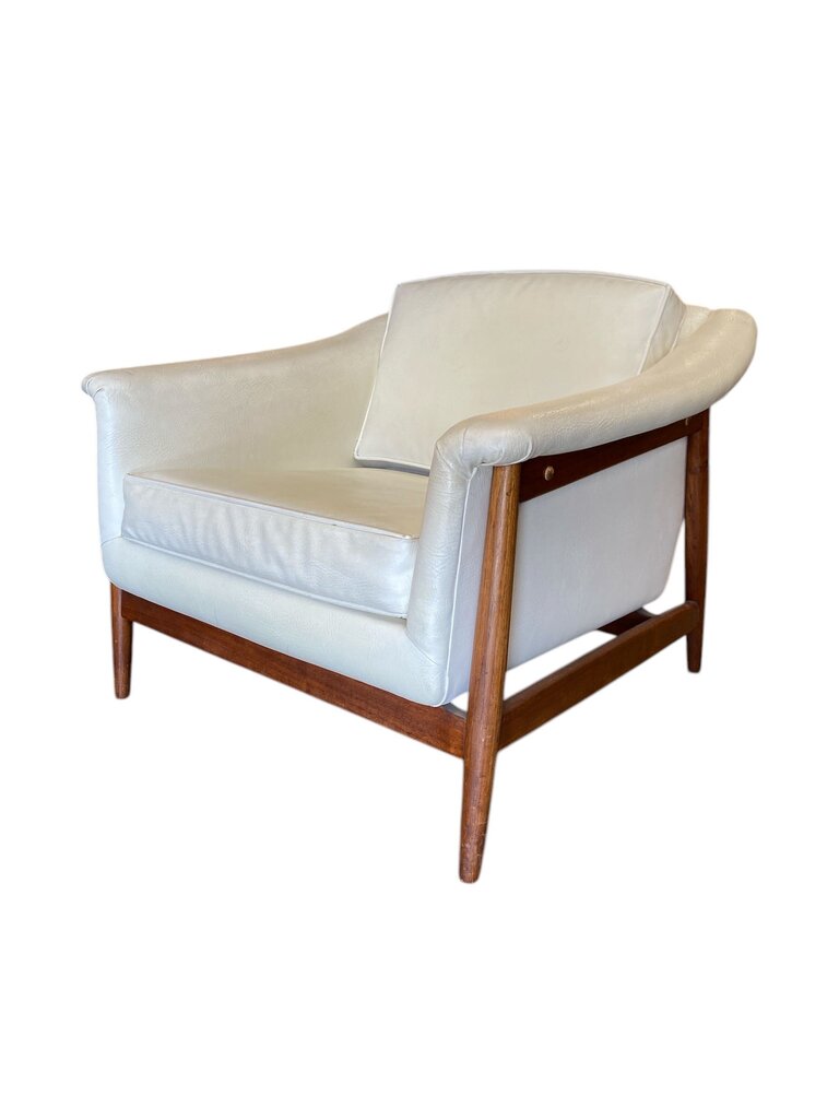 Mid Century Danish Teak Dux Folke Ohlsson Lounge Chair