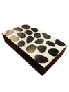 Lacquer Box Black and White Medium