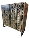 Capiz Shell Mother of Pearl Cabinet (2 Door)