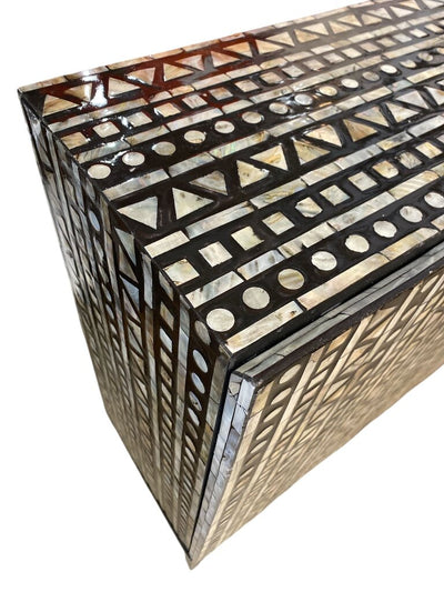 Capiz Shell Mother of Pearl Cabinet (2 Door)