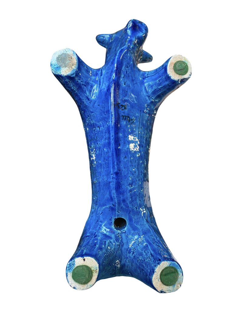 Bitossi Aldo Londi Rimini Blue Italian Mid Century Bull SUPER RARE