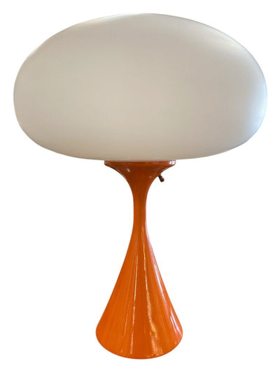 Laurel Mid Century Modern Mushroom Lamp Restored to Original Color