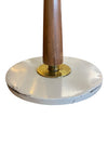 Vintage Pair of Gerald Thurston Walnut and Brass Table Lamps for Lightolier - AS IS (Set of 2)