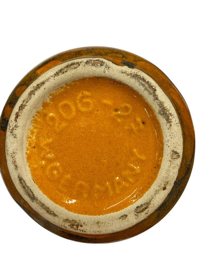 West German Scheurich Fat Lava Orang e Vase 20G/27