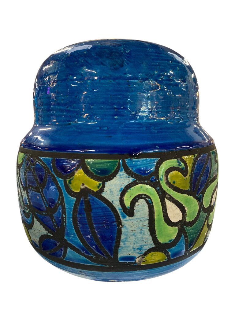 Bitossi mid Century Aldo Londi Italian MCM Ceramic Owl - Fabulous Colors