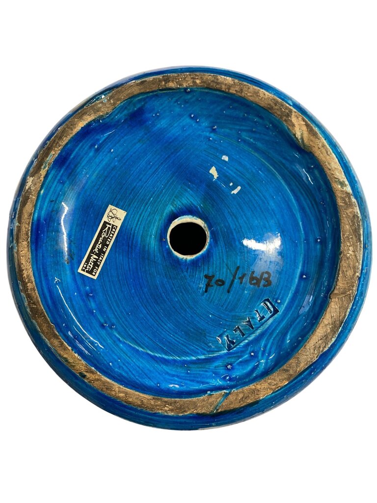 Bitossi mid Century Aldo Londi Italian MCM Ceramic Owl - Fabulous Colors