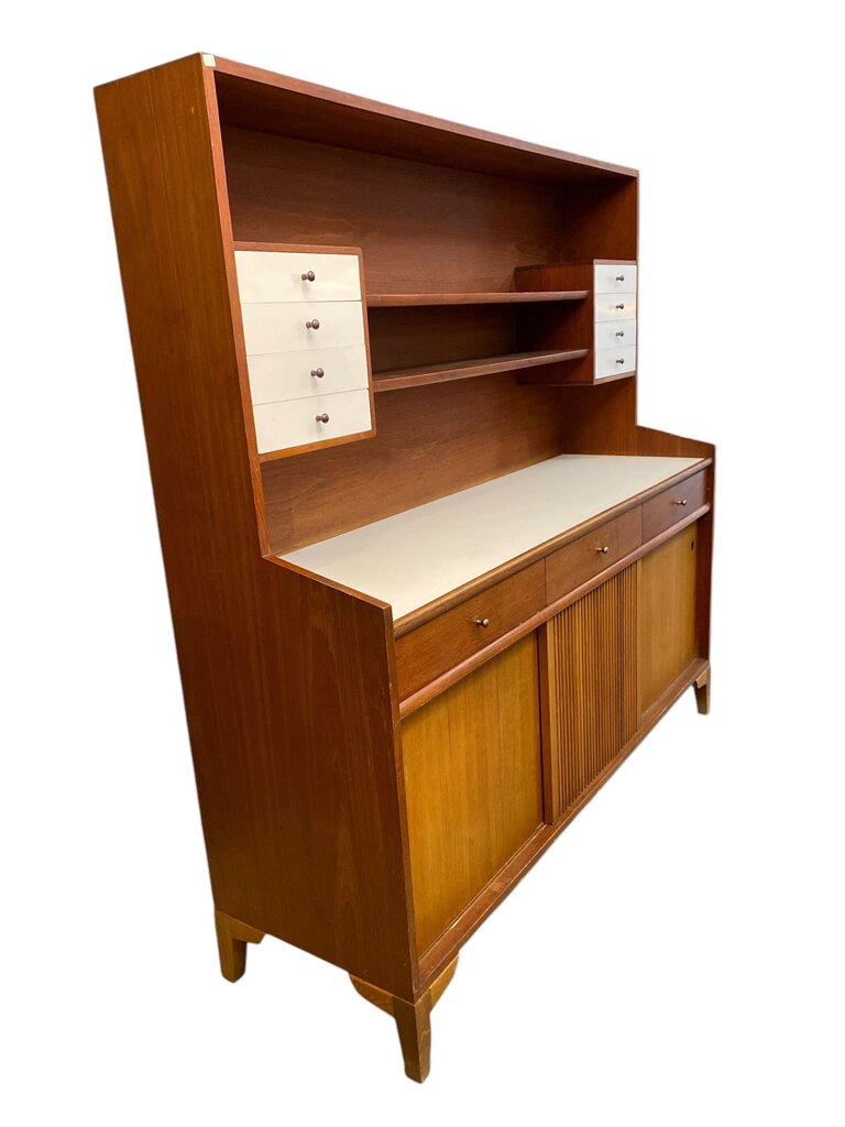 Dillingham Mid Century Walnut Server and Display/Storage - Wonderful Unit and Condition