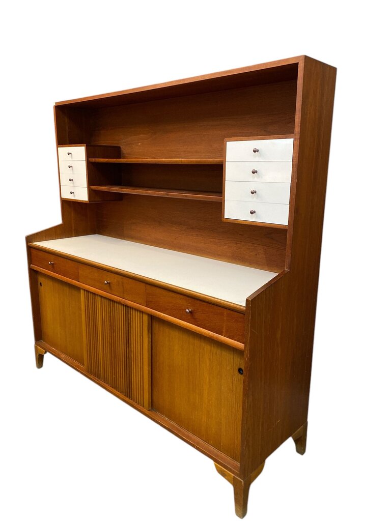 Dillingham Mid Century Walnut Server and Display/Storage - Wonderful Unit and Condition