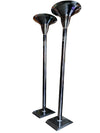 Pair of Torchiere Floor Lamps by Richard Buxie (Set of 2)