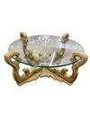 Vintage Hollywood Regency Coffee or Game Table by Galleon in Aztec Gold, Circa 1969