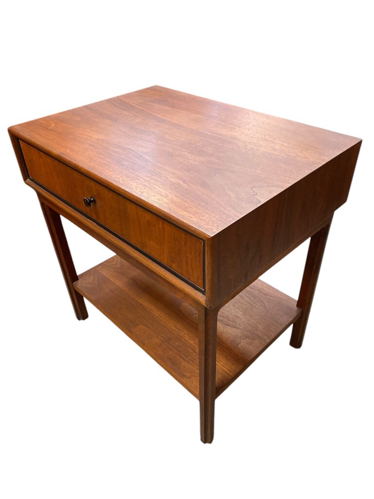 Jack Cartright for Founders Walnut Nightstand Mid Century Modern