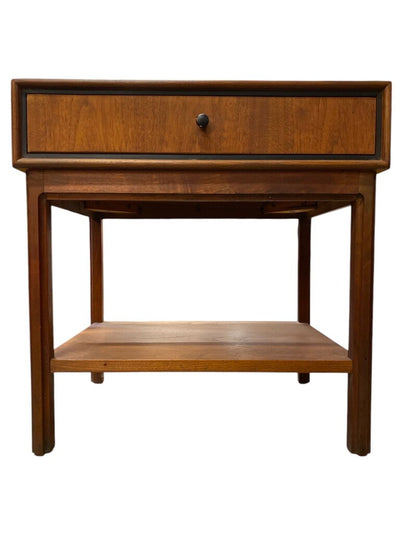 Jack Cartright for Founders Walnut Nightstand Mid Century Modern