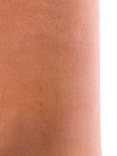 Waterfall Bench or Ottoman in Coral Velvet
